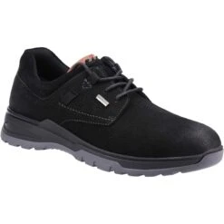 Hush Puppies - Pele Lace Up 35665-66533 (black Nubuck)