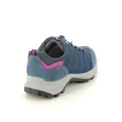 Imac - 6740-7026006 Geo Mesh Bungee (blue Suede) -Camel Favour imac geo mesh bungee 6740 7026006 blue suede walking shoes 1685524694 880674072 03