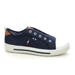 Jana - 24660-20-805 Mustang Wide (navy) -Camel Favour jana mustang wide 24660 20 805 navy trainers 1676564779 998466070 02