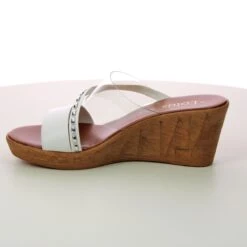 Lotus - Alma Trini Ulp237-60 (white) -Camel Favour lotus alma trini white wedge sandals 1680102109 009423766 06