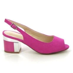 Lotus - Evelyn Peep Toe Uls393-62 (fuchsia) -Camel Favour lotus evelyn peep toe fuchsia slingback shoes 1677672250 009439362 02