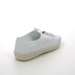 Lotus - Kamari Sarah Uls403-60 (white Leather) -Camel Favour lotus kamari sarah white leather comfort slip on shoes 1677667781 009440360 03