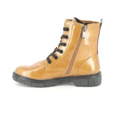 Marco Tozzi - 25282-27-675 BadieLace (yellow Patent) -Camel Favour marco tozzi badie lace 25282 27 675 yellow patent biker boots 1634397122 990528275 05