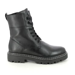 Marco Tozzi - 25295-41-010 Sensio Lace (black Leather) -Camel Favour marco tozzi sensio lace 25295 41 010 black leather biker boots 1687869988 990529530 02