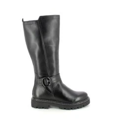 Marco Tozzi - 25610-29-002 Sensio Long (black Leather) -Camel Favour marco tozzi sensio long 25610 29 002 black leather knee high boots 1661857212 990561031 02