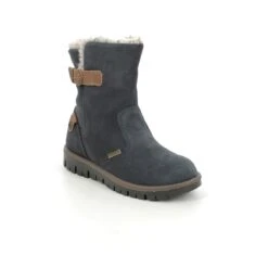 Primigi - 2872300- Roxy Mid Gtx (navy Suede) -Camel Favour primigi roxy mid gtx 2872300 navy suede girls boots 1660575729 055230073 01
