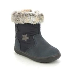 Primigi - 2855511- Snorky Fur Gtx (navy Suede) -Camel Favour primigi snorky fur gtx 2855511 navy suede toddler girls boots 1666688291 055551173 01
