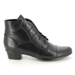 Regarde Le Ciel - Stefany 123 Lace 0123-003 (black Leather) -Camel Favour regarde le ciel stefany 123 lac 0123 003 black leather lace up boots 1662473987 771012332 02
