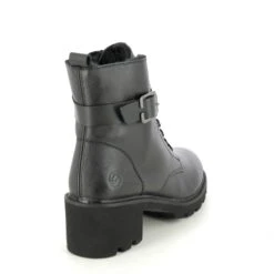 Remonte - D0a74-01 Bodola (black Leather) 9 Remonte - D0a74-01 Bodola (black Leather) -Camel Favour remonte bodola d0a74 01 black leather lace up boots 1662474016 931017431 03