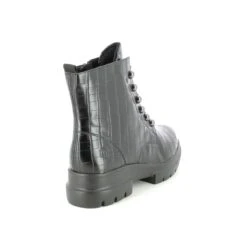 Remonte - D8977-02 Chunky (black Croc) -Camel Favour remonte chunky d8977 02 black croc biker boots 1634383794 931897744 03