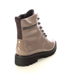 Remonte - D8670-20 Docland (taupe Patent) -Camel Favour remonte docland d8670 20 taupe patent biker boots 1691486150 931867054 03