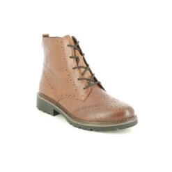 Remonte - R6580-22 IndahBrogue (tan Leather ) -Camel Favour remonte indah brogue r6580 22 tan leather lace up boots 1635778142 931658011 01