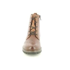 Remonte - R6580-22 IndahBrogue (tan Leather ) -Camel Favour remonte indah brogue r6580 22 tan leather lace up boots 1635778144 931658011 04