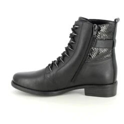 Remonte - D0f72-01 Peechlace (black Leather) -Camel Favour remonte peechlace d0f72 01 black leather lace up boots 1690979835 931037231 07