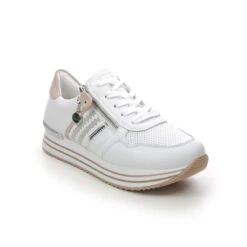 Remonte - D1318-80 Range Zip Elle (white - Rose Gold) -Camel Favour remonte range zip elle d1318 80 white rose gold trainers1673864266remonte range zip elle d1318 80 white rose gold trainers 1673524215 931131868 01