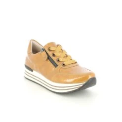 Remonte - D1302-69 Ranger 2 (yellow Patent) -Camel Favour remonte ranger 2 d1302 69 yellow patent trainers 1637080001 931130269 01