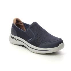 Skechers - Arch Fit Slip On Mens 216264-70 (navy) -Camel Favour skechers arch fit slip on mens 216264 nvy navy trainers 1683034399 666626470 01