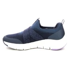 Skechers - Arch Fit Slip On X Strap 149717-70 (navy Lavender) -Camel Favour skechers arch fit slip on x strap 149717 nvlv navy lavender trainers 1645011762 666971770 05