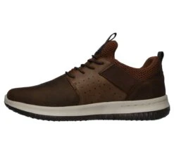 Skechers - Delson Axton Wide 65870w-03 (brown) -Camel Favour skechers delson axt wide 65870w cdb brown comfort shoes168666700065870W CDB D large