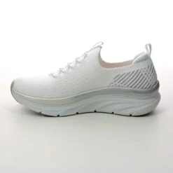 Skechers - Dlux Walker Bungee 149366-65 (white Silver) -Camel Favour skechers dlux walker bungee 149366 wsl white silver trainers 1682422133 666936665 05