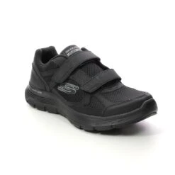 Skechers - Flex Gurn Velcro 232578-34 (black) -Camel Favour skechers flex gurn velcro 232578 bbk black trainers 1683034417 666257834 01