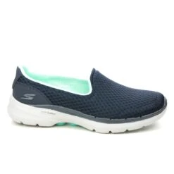 Skechers - Go Walk 6 124508-79 (navy Turquoise) -Camel Favour skechers go walk 6 124508 nvtq navy turquoise trainers 1644679531 666450879 02