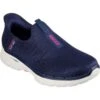 Skechers - Slip Ins Go Walk 6 - Fabulous 124569 (navy) -Camel Favour skechers go walk 6 fab nvy navy trainers1682597093gbt 34143 63048 f a 15B15D