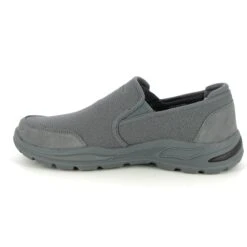 Skechers - Motley Arch Fit 204509-00 (charcoal) -Camel Favour skechers motley arch fit 204509 char charcoal slip on shoes 1647949072 666450900 05