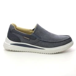 Skechers - Proven Everson 204785-70 (navy) -Camel Favour skechers proven everson 204785 nvy navy slip on shoes 1683027149 666478570 02