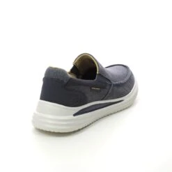 Skechers - Proven Everson 204785-70 (navy) -Camel Favour skechers proven everson 204785 nvy navy slip on shoes 1683027149 666478570 03