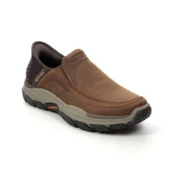 Skechers - Slip Ins Respected 204810-20 (brown) -Camel Favour skechers slip ins respected 204810 cdb brown slip on shoes 1680862211 666481020 01