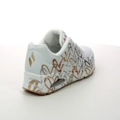 Skechers - Uno Goldcrown Metallic Love 155523-99 (white Gold) -Camel Favour skechers uno goldcrown metallic love 155523 wtgd white gold trainers 1680862182 666552399 03