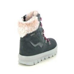 Superfit - Flavia Lace Gtx 1000220-2000 (grey Suede) -Camel Favour superfit flavia lace gtx 1000220 2000 grey suede girls boots 1662463578 062022003 03