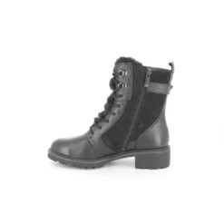 Tamaris - 26212-27-001 Abinatalues 15 (black Leather) -Camel Favour tamaris abinatalues 15 26212 27 001 black leather biker boots 1638196478 991621201 05