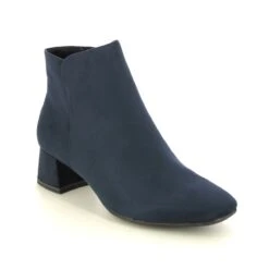 Tamaris - 25317-41-805 Antonella (navy) -Camel Favour tamaris antonella 25317 41 805 navy heeled boots 1689767253 991531770 01