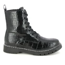 Tamaris - 25865-27-028 Marisodoc (black Croc) -Camel Favour tamaris marisodoc 25865 27 028 black croc biker boots 1658221301 991586544 02