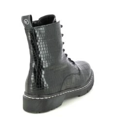 Tamaris - 25865-27-028 Marisodoc (black Croc) -Camel Favour tamaris marisodoc 25865 27 028 black croc biker boots 1658221302 991586544 03