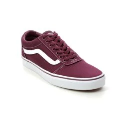 Vans - Vn0a38dm8-j7 Ward (burgundy) -Camel Favour vans ward vn0a38dm8 j7 burgundy trainers 1658825242 696822881 01