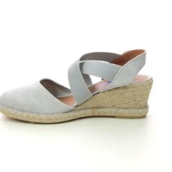 Verbenas - 0602050002 Mila (silver Glitz) -Camel Favour verbenas mila 060205 0002 silver glitz espadrilles 1680623703 036020501 07