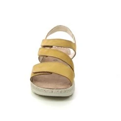 Begg Exclusive - Tramba Wide 937147200-08 (yellow) -Camel Favour walk in the city tramba wide 937147200 08 yellow wedge sandals 1680269089 889720008 04
